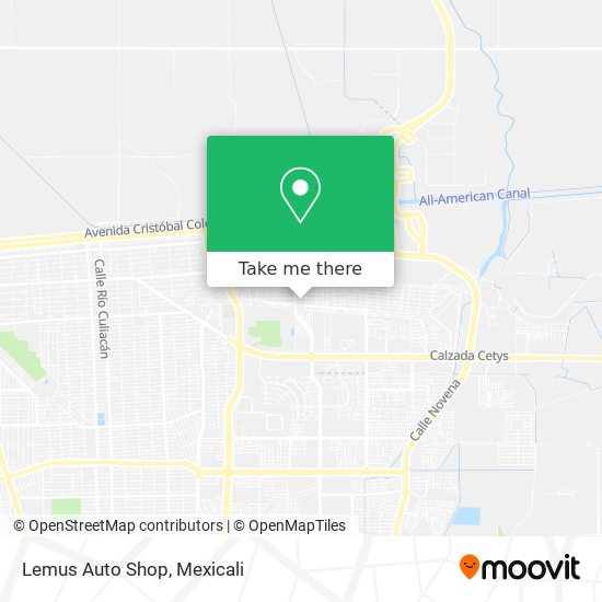 Mapa de Lemus Auto Shop