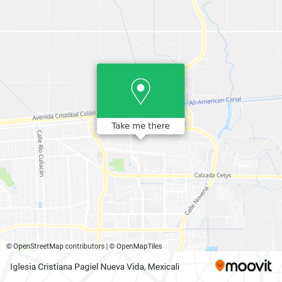 Iglesia Cristiana Pagiel Nueva Vida map
