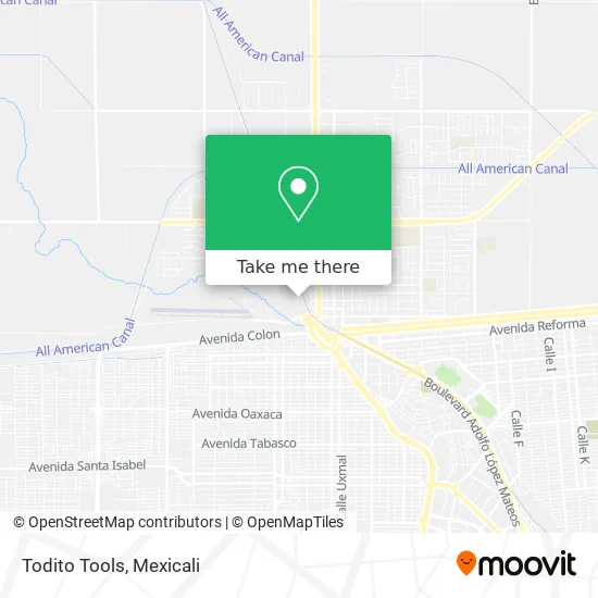 Todito Tools map