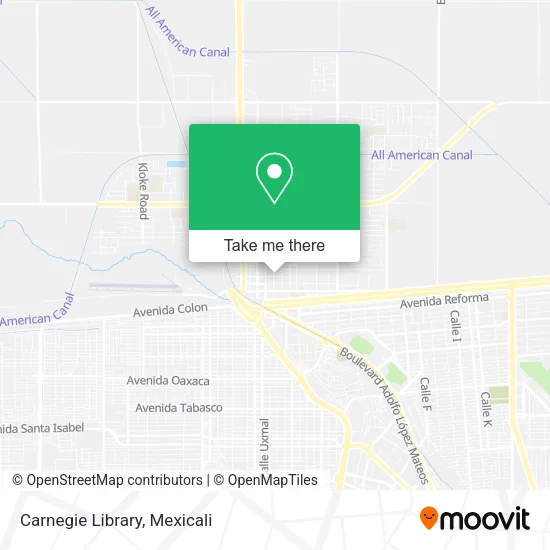 Carnegie Library map