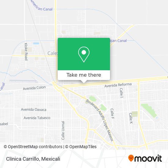 Clínica Carrillo map