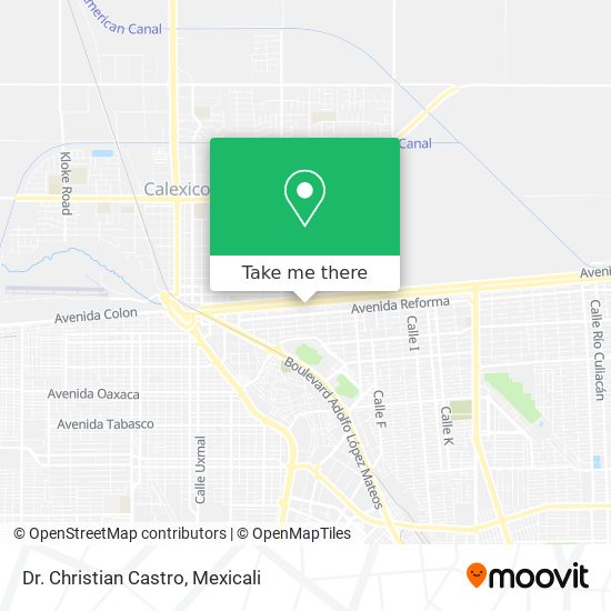 Mapa de Dr. Christian Castro