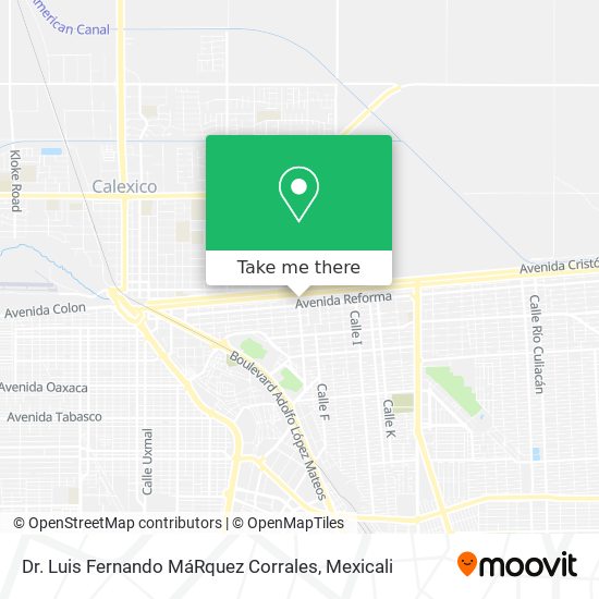 Dr. Luis Fernando MáRquez Corrales map