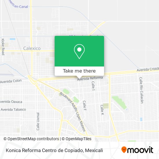Konica Reforma Centro de Copiado map