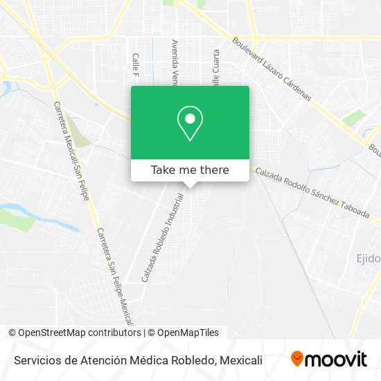 Servicios de Atención Médica Robledo map