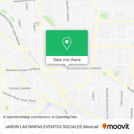 JARDIN LAS NINFAS EVENTOS SOCIALES map