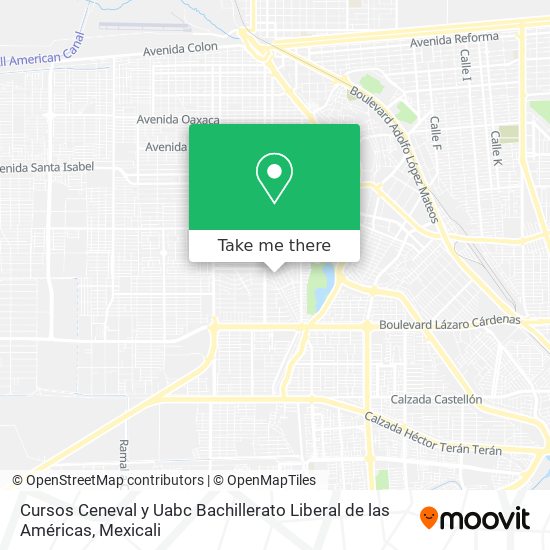 Cursos Ceneval y Uabc Bachillerato Liberal de las Américas map