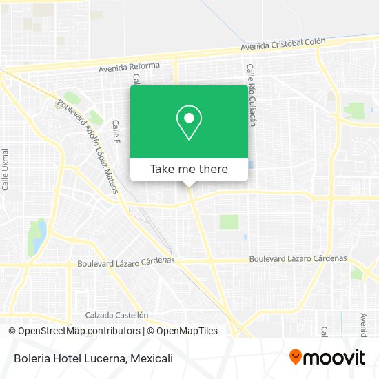 Mapa de Boleria Hotel Lucerna