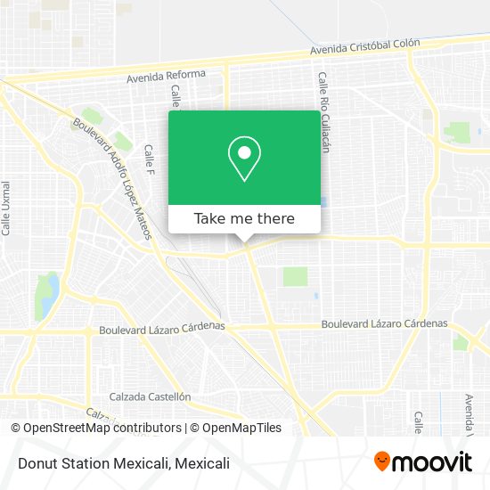 Donut Station Mexicali map