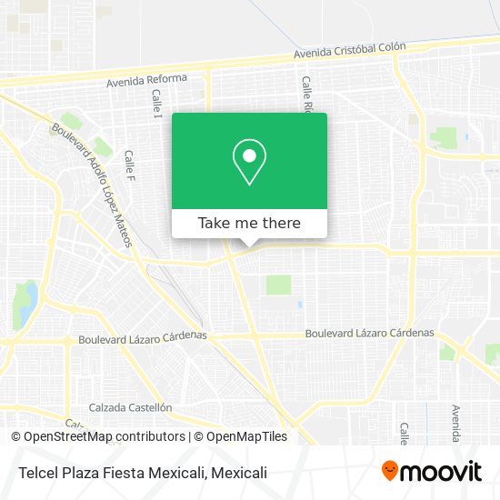 Telcel Plaza Fiesta Mexicali map