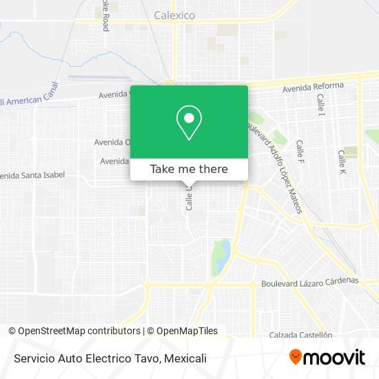 Servicio Auto Electrico Tavo map