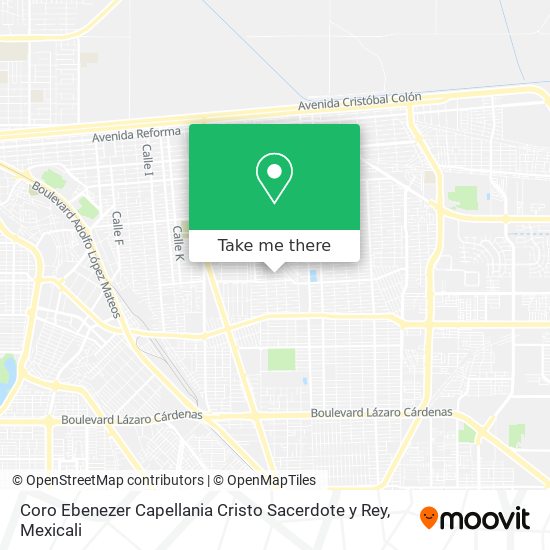 Coro Ebenezer Capellania Cristo Sacerdote y Rey map
