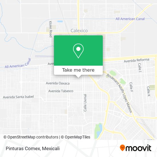 How to get to Pinturas Comex in Mexicali by Bus?