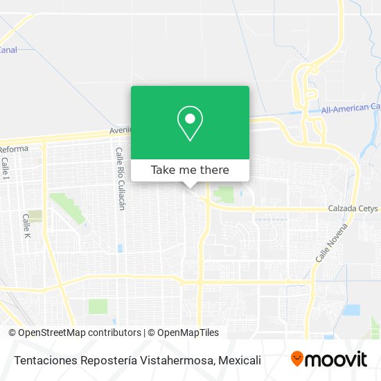 Mapa de Tentaciones Repostería Vistahermosa