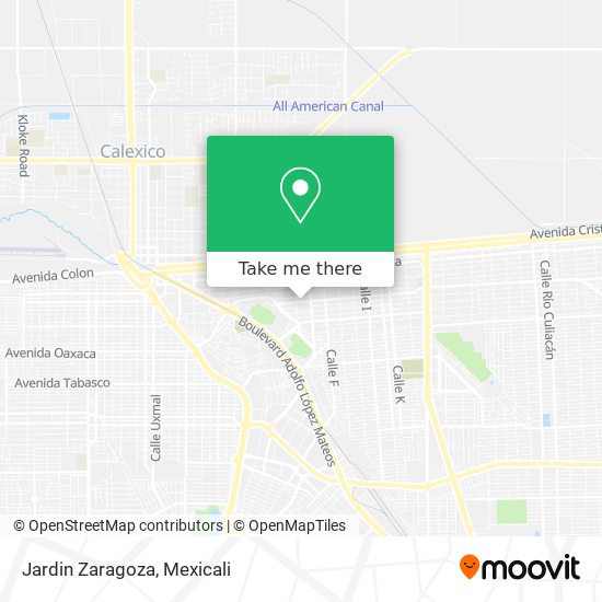 Mapa de Jardin Zaragoza