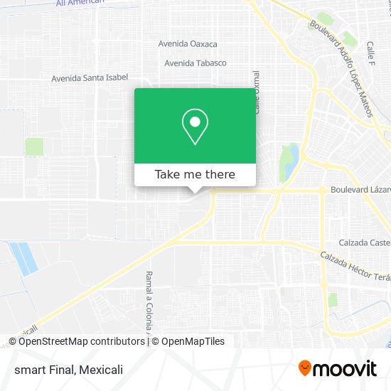 Mapa de smart Final