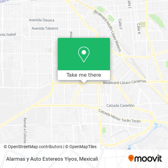 Alarmas y Auto Estereos Yiyos map