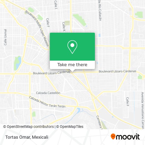 Tortas Omar map