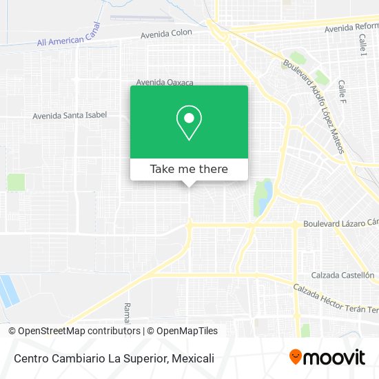 Mapa de Centro Cambiario La Superior