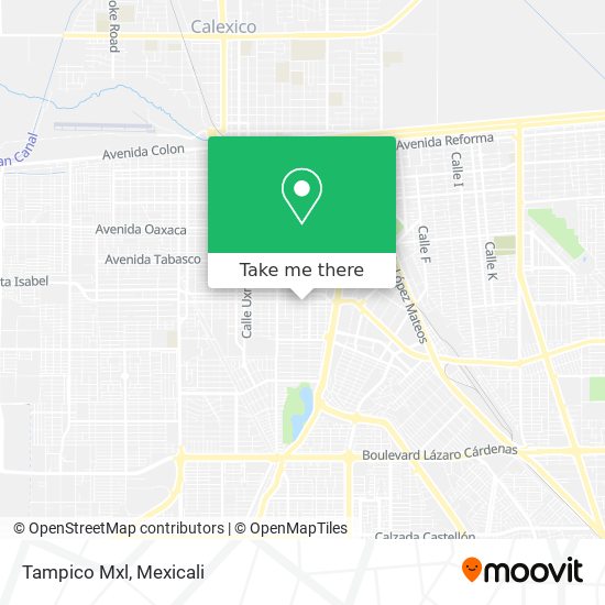 Tampico Mxl map