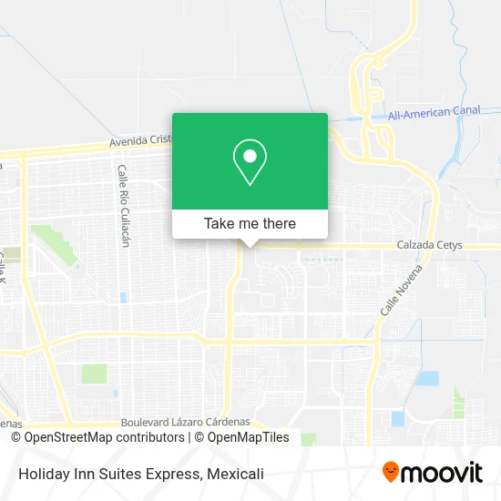 Holiday Inn Suites Express map