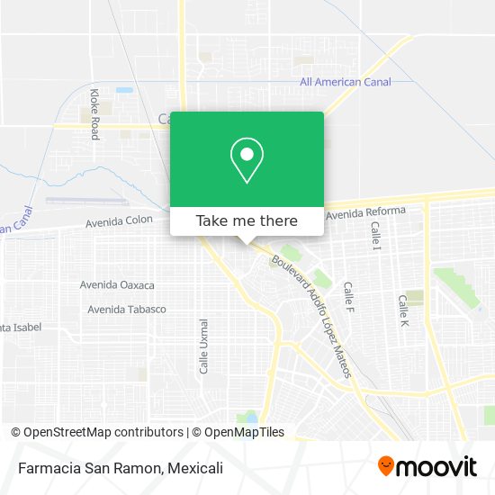 Farmacia San Ramon map