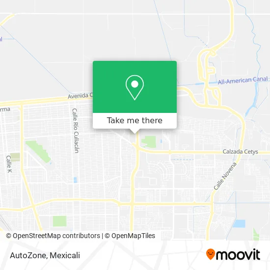 AutoZone map