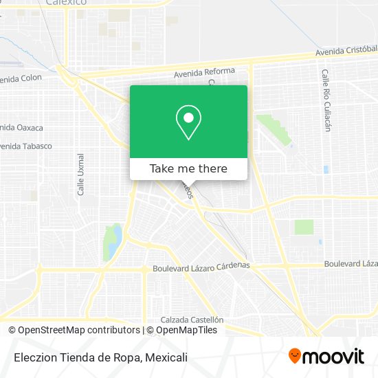 How to get to Eleczion Tienda de Ropa in Mexicali by Bus?