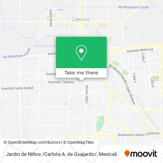 Jardin de Niños /Carlota A. de Guajardo/ map
