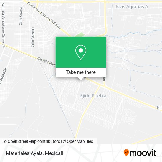 Materiales Ayala map