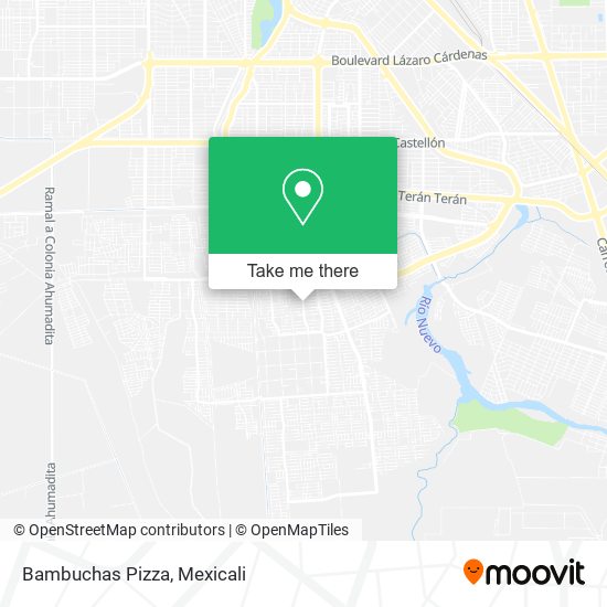 Bambuchas Pizza map