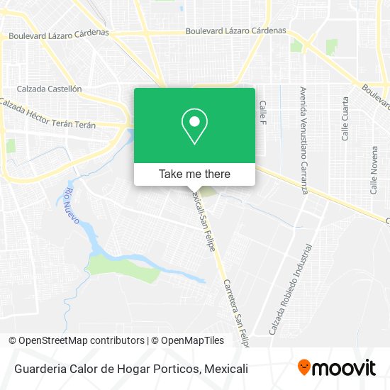 Guarderia Calor de Hogar Porticos map