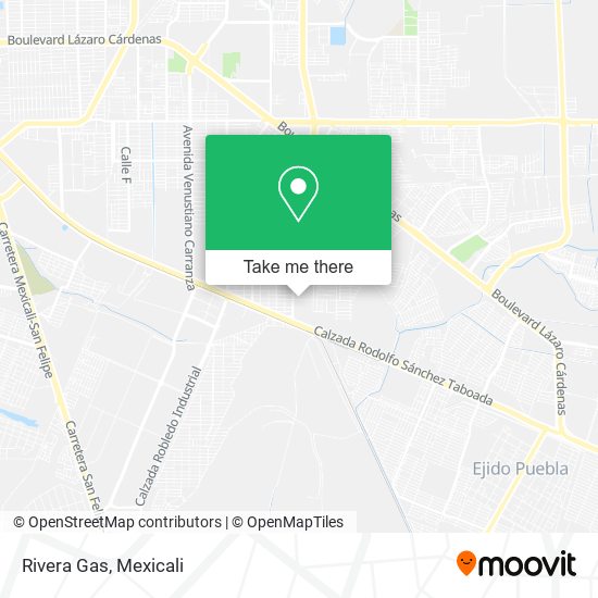 Rivera Gas map