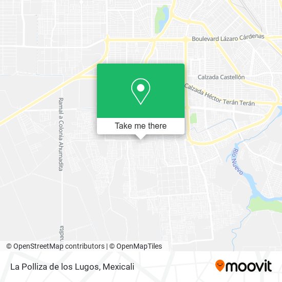 La Polliza de los Lugos map