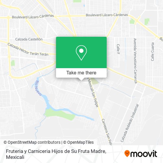 Mapa de Fruteria y Carniceria Hijos de Su Fruta Madre