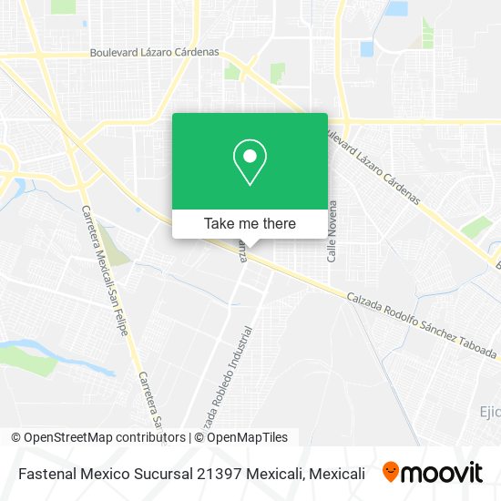 Fastenal Mexico Sucursal 21397 Mexicali map