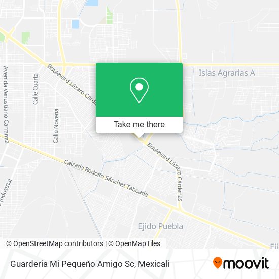 Mapa de Guarderia Mi Pequeño Amigo Sc