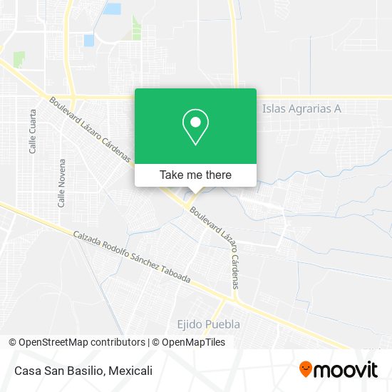 Mapa de Casa San Basilio