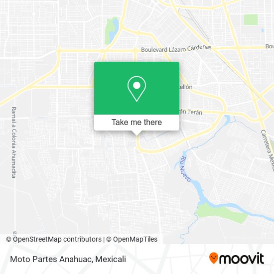 Moto Partes Anahuac map