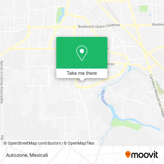 Mapa de Autozone
