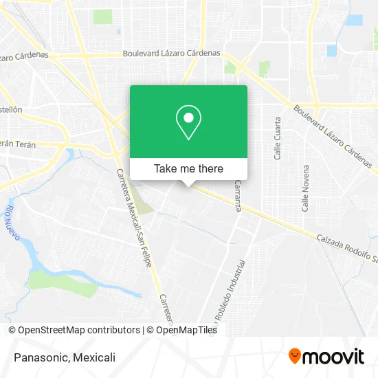 Mapa de Panasonic