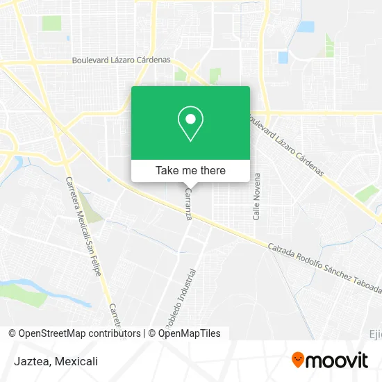 Jaztea map
