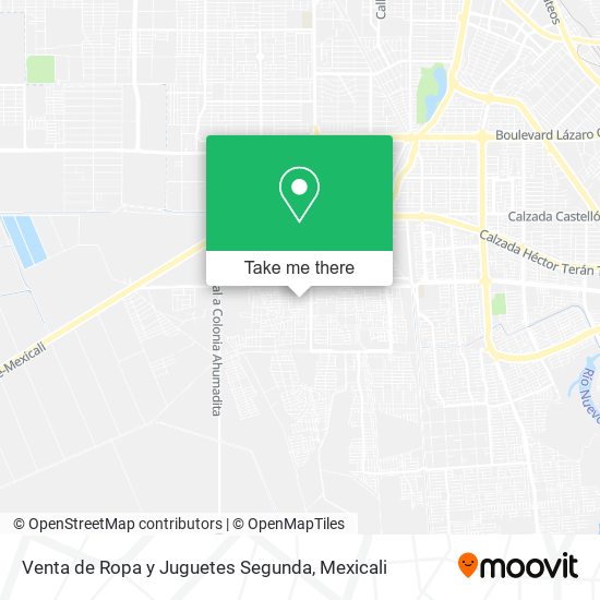 Mapa de Venta de Ropa y Juguetes Segunda