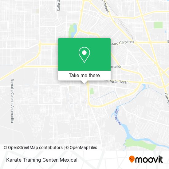 Karate Training Center map