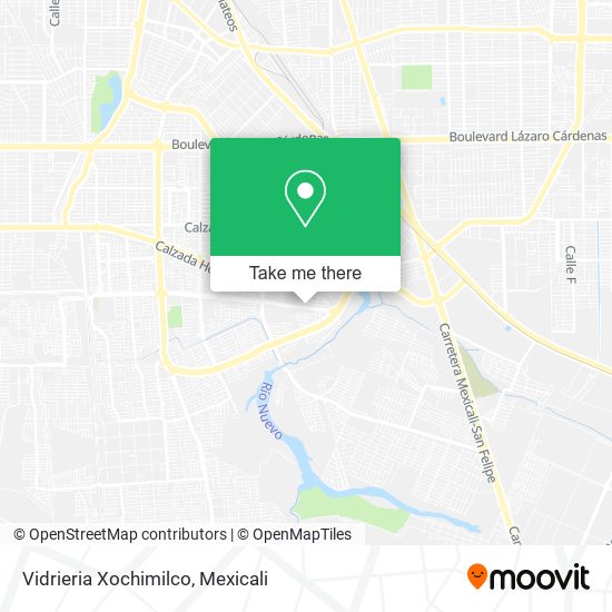 Vidrieria Xochimilco map