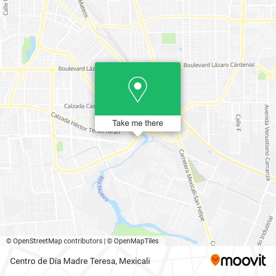 Mapa de Centro de Día Madre Teresa