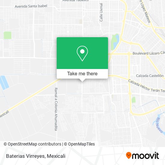 Baterias Virreyes map