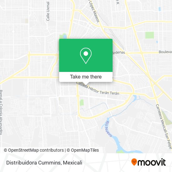 Distribuidora Cummins map