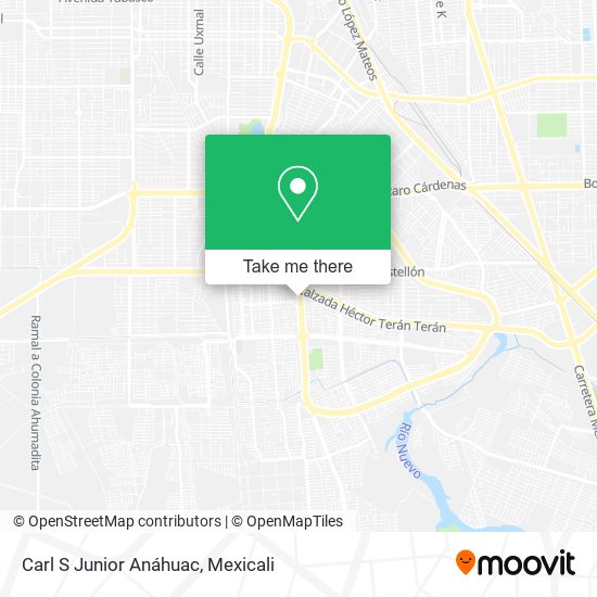 Carl S Junior Anáhuac map