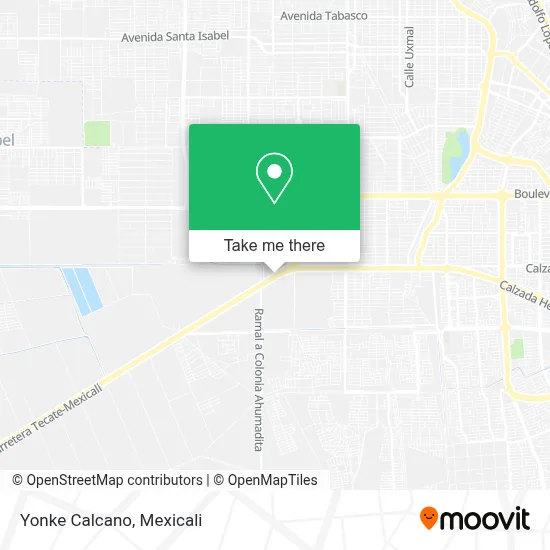 Yonke Calcano map